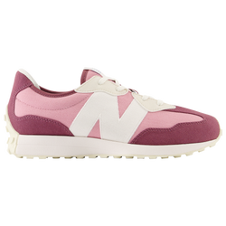 Boys' Grade School - New Balance 327 - Washed Burgundy/Hazy Rose