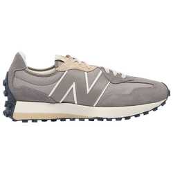 Boys' Grade School - New Balance 327 - Gray/White/Gold