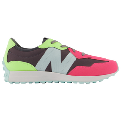 Boys' Grade School - New Balance 327 - Gray/Red/Green