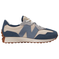 Boys' Grade School - New Balance 327 - Beige/Navy
