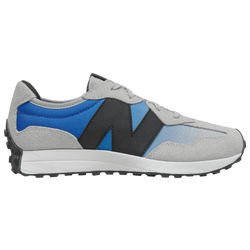 Girls' Grade School - New Balance 327 - Light Aluminum/Cobalt