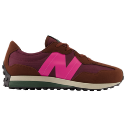 Girls' Grade School - New Balance 327 - Pink/Burgundy