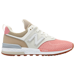 Boys' Grade School - New Balance 574 Sport - Hemp/Dusted Peach