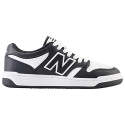 Boys' Grade School - New Balance 480 - White/Black