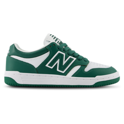 Boys' Grade School - New Balance 480 - White/Green