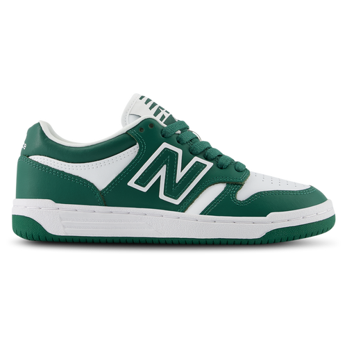 

New Balance Boys New Balance 480 - Boys' Grade School Basketball Shoes White/Green Size 4.0