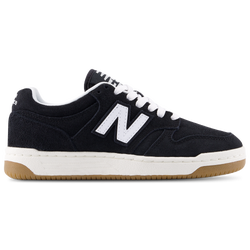Boys' Grade School - New Balance 480 - Black/White