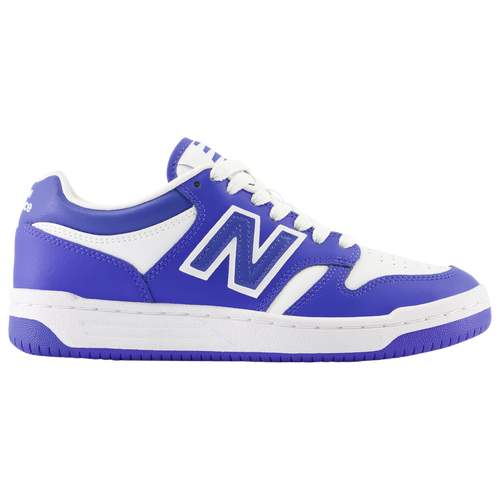 

Boys New Balance New Balance 480 - Boys' Grade School Shoe White/Marine Blue Size 04.0