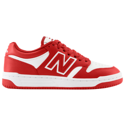 Boys' Grade School - New Balance 480 - Red/White
