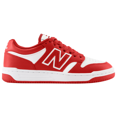 

New Balance Boys New Balance 480 - Boys' Grade School Basketball Shoes White/Red Size 5.0