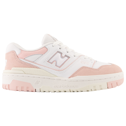 

New Balance Girls New Balance 550 - Girls' Grade School Basketball Shoes Pink/White Size 5.0
