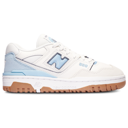 Boys' Grade School - New Balance 550 - White/Blue/Grey