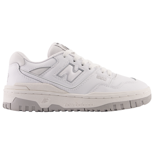 

Boys New Balance New Balance 550 - Boys' Grade School Basketball Shoe White/Grey Size 07.0