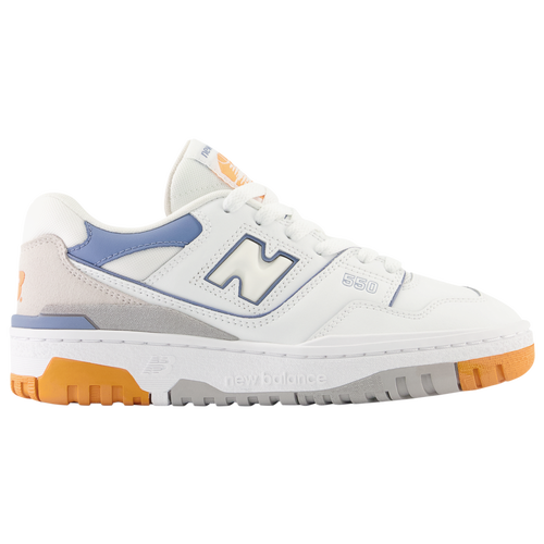 

Boys New Balance New Balance 550 - Boys' Grade School Shoe White/Mercury Blue Size 04.0