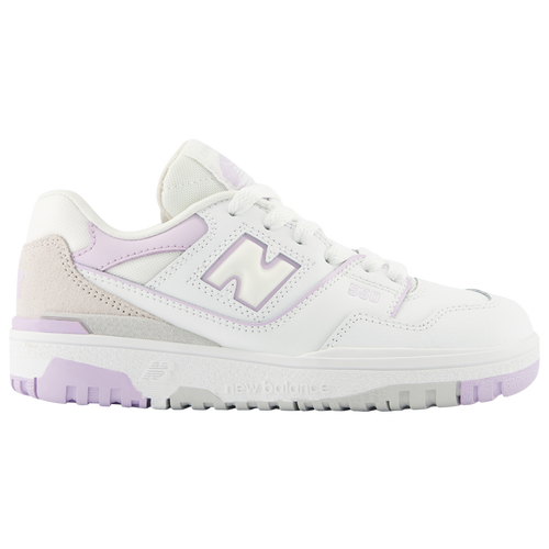 

Boys New Balance New Balance 550 - Boys' Grade School Basketball Shoe White/Purple Size 04.0