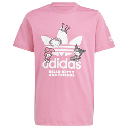 Girls' Grade School - adidas Originals Hello Kitty T-Shirt - Pink/White