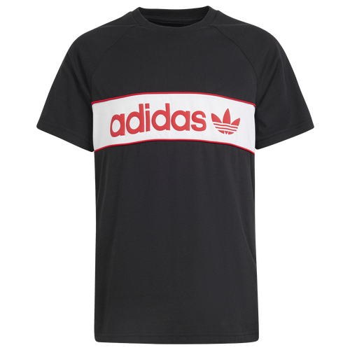 

Boys adidas Originals adidas Originals NY T-Shirt - Boys' Grade School Black/White/Red Size XL