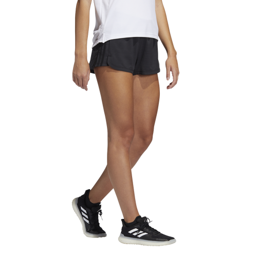 

adidas Womens adidas Heather Woven Pacer Short - Womens Black/Black Size L
