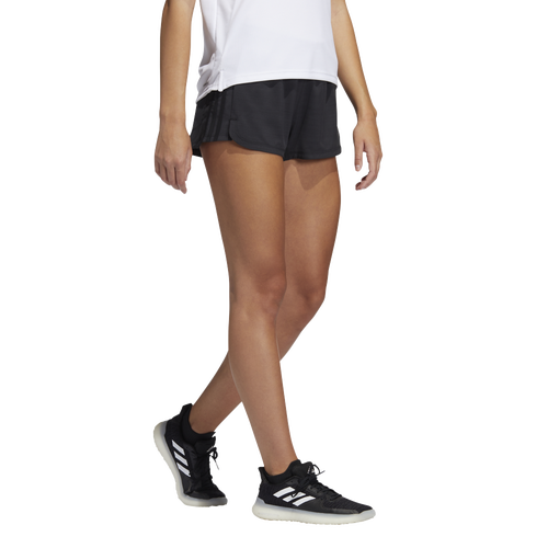 

adidas Womens adidas Heather Woven Pacer Short - Womens Black/Black Size M