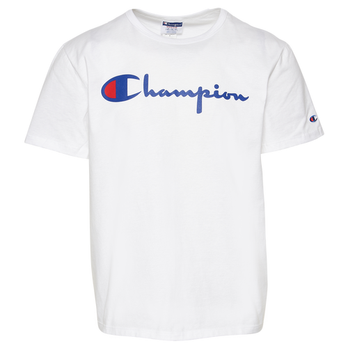 

Champion Mens Champion Script 22 Short Sleeve T-Shirt - Mens Blue/White Size XL