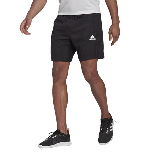 

adidas Mens adidas Woven Shorts 7- Mens Black/White Size XL