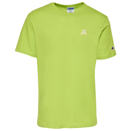 

Champion Mens Champion Classic T-Shirt - Mens Lime/White Size M