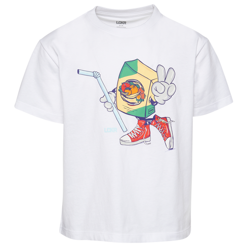 Lckr Kids' Boys  T-shirt In White