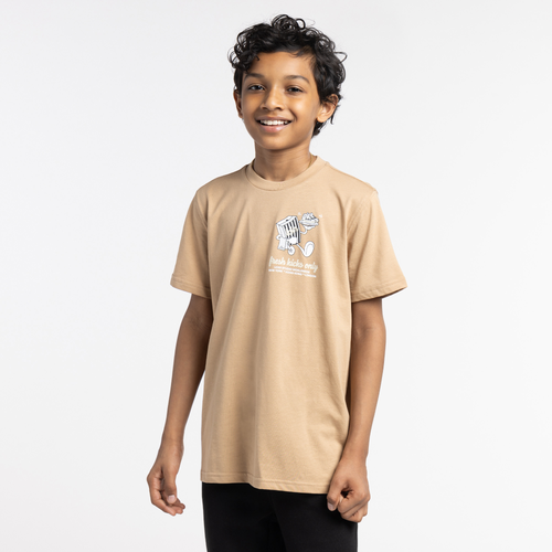 

Boys LCKR LCKR Iinbit Graphic T-Shirt - Boys' Grade School Tannin Size S