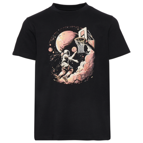 

Boys LCKR LCKR Nothin But Aerospace Graphic T-Shirt - Boys' Grade School Black Size S