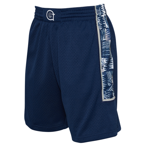 

Mitchell & Ness Mens Allen Iverson Mitchell & Ness Georgetown Swingman Shorts - Mens Navy/White Size XXL