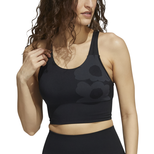 

adidas Womens adidas Marimekko Aeroknit Bra - Womens Black/Black Size S