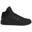adidas Hoops 3.0 - Men's Black/Black/Gray