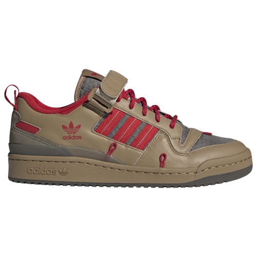 

adidas Originals Mens adidas Originals Forum 84 Camp Low - Mens Basketball Shoes Brown/Red/Grey Size 12.0