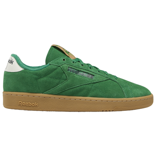 

Reebok Mens Reebok Club C Grounds - Mens Running Shoes Glen Green/Vector Red/Rubber Gum Size 13.0