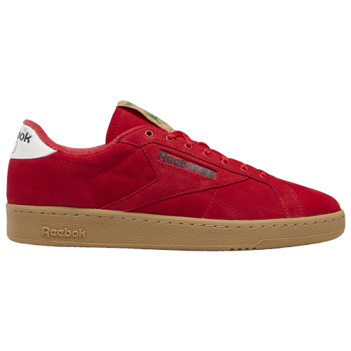 

Reebok Mens Reebok Club C Grounds - Mens Running Shoes Vector Red/Glen Green/Rubber Gum Size 9.0