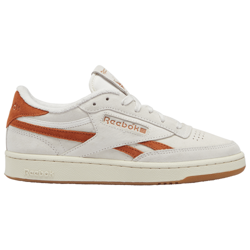 

Reebok Womens Reebok Club C Revenge Vintage - Womens Running Shoes White/Orange Size 7.0