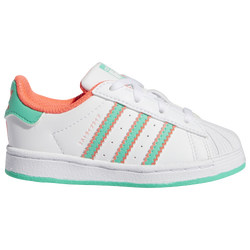 Boys' Toddler - adidas Originals Superstar - Ftwr White/Turbo/Green