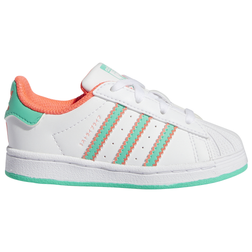 

adidas Originals Boys adidas Originals Superstar - Boys' Toddler Shoes White/Green Size 04.0