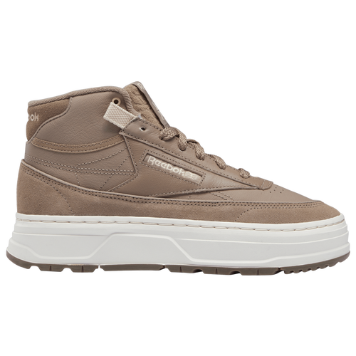 Reebok Womens  Club C Geo Mid In Brown/white