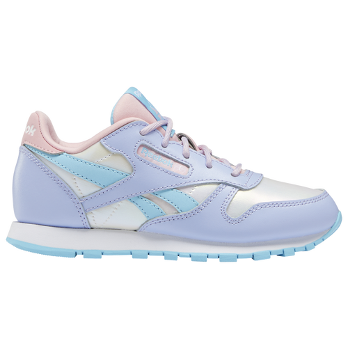 

Girls Preschool Reebok Reebok CL Dazzle - Girls' Preschool Shoe White/Blue/Green Size 03.0