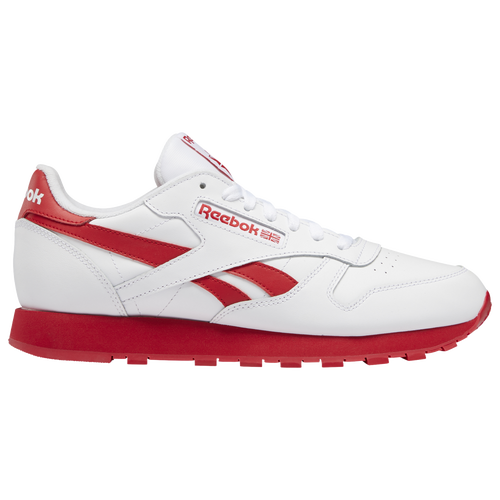 

Reebok Mens Reebok Classic Leather - Mens Running Shoes White/Red Size 10.0