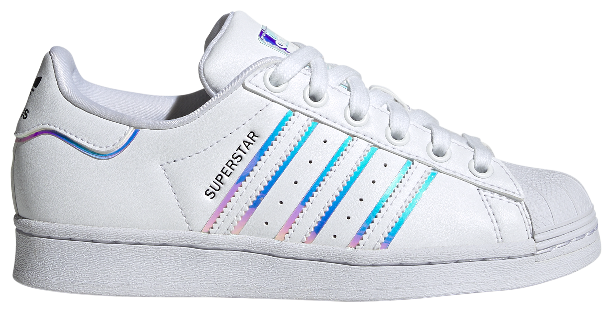 Iridescent adidas sale superstar footlocker