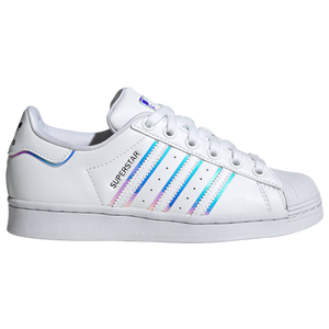 Adidas superstar gold iridescent outlet  grade school shoes