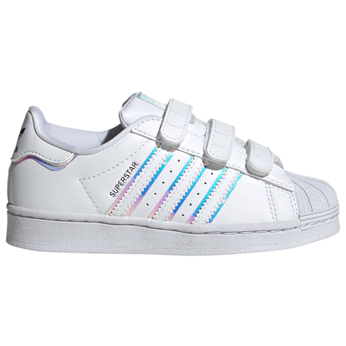 

adidas Originals adidas Originals Superstar Casual Sneakers - Girls' Preschool White/White/Multi Size 03.0