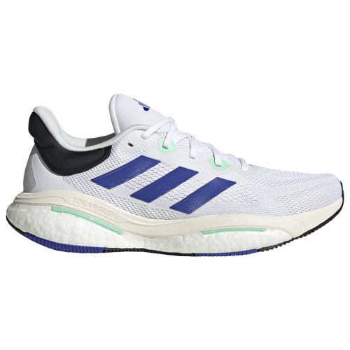 

adidas Mens adidas Solarglide 6 - Mens Shoes Ftwr White/Lucid Blue/Pulse Mint Size 13.0