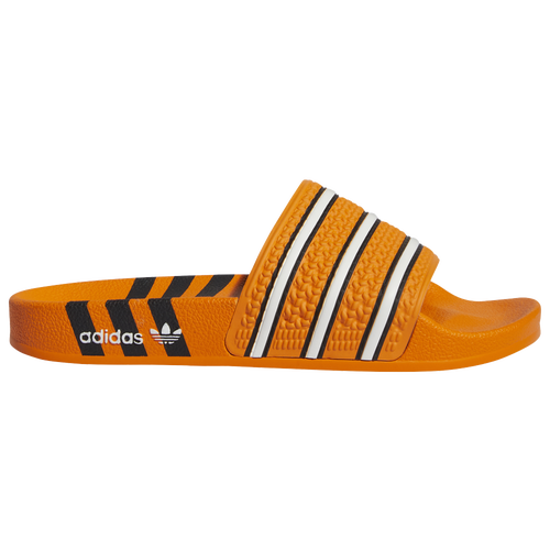 Adidas Originals Adilette Slides In Orange