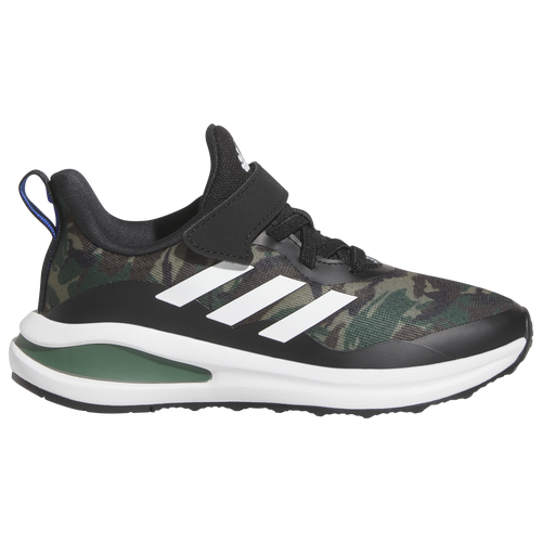 

Boys Preschool adidas adidas Fortarun Elastic Lace - Boys' Preschool Shoe Black/White/Green Oxide Size 01.5