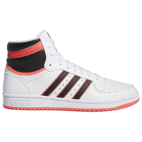 

adidas Originals Mens adidas Originals Top Ten RB HI - Mens Basketball Shoes White/Pink/Black Size 08.0