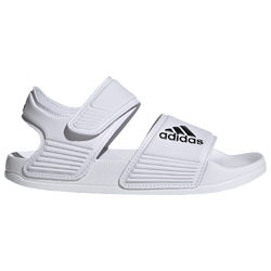 Boys' Preschool - adidas Adilette Slide - White/Black