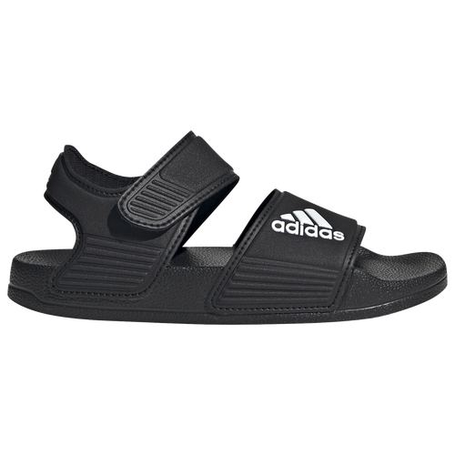 Shop Adidas Originals Boys Preschool Adidas Adidas Adilette Slides In Black/white